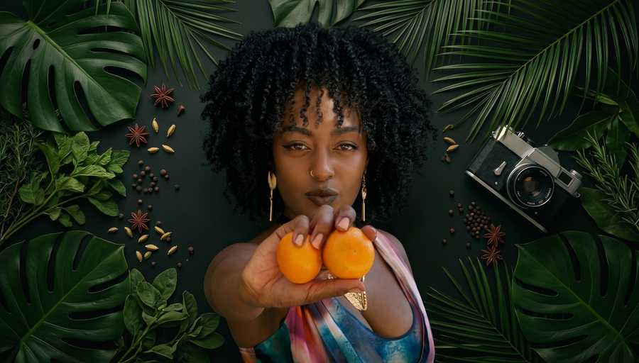 Plant-based food by Andreena Hofferden
